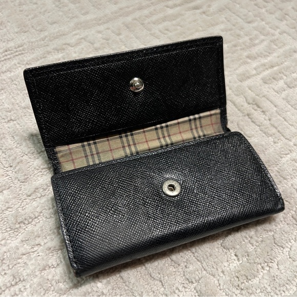 Burberry Key Holder Case Nova Check 4 Row - Picture 1 of 12